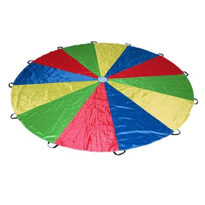 DJFKDYHPE Play Parachute Kids Outdoor Activities, Nursery Physical Training Play Parachute Games, Resistant Play Parachute for 3-6 Years Old Parachute(6m/19.6ft)