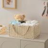 HBlife Baby Diaper Caddy Organizer, Paper Rope Storage Baskets Nursery Bin with Removable Divider, Portable Car Organizer for Diapers, Baby Shower Gifts, Newborn Essentials Must Haves view 4