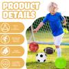 RoundFunny Pack of 36 Operation Christmas Balls Bulk with Pump for Kids 5" Deflated Soccer Basketball Football 6.3" Playground Balls Christian Charity Donation Supplies for Toddlers Indoor Outdoor view 3