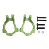 2pcs Aluminum C Hubs Spindle Carrier Set for LOSI Lasernut U4 Tenacity 1/10 Off Road Vehicles Maximum Steering Performance with Delicate Appearance (Green view 3