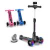 Elecorange T500 Electric Scooter for Kids Ages 4-9, Big Light Up Wheels, Adjustable Heights, Ride On for Children 4-8, 3 Wheel Electric Scooters for Kids, 5-7, Motorized Scooter for Boy, Girl, Black view 1