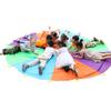 DJFKDYHPE Play Parachute Parent-Child Interactive Game, Nursery Physical Training Play Parachute Games, Body Coordination Training Parachute(5m/16.4ft) view 1