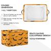 STAYTOP Halloween Bats Large Storage Basket 1PCS,Collapsible Toy Storage Bin Laundry Basket with Handle,Used for Home Closets, Offices, Bedrooms view 2