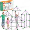 140 PCS Fort Building Kit for Kids, DIY STEM Educational Construction Fort Toy Set, Creative Kids Fort Builder Kit, Build Your Own Fort Indoor Outdoor Play Structure for Boys Girls Ages 410 view 1