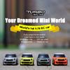 Actualia 1:76 Turbo Racing Sport Car with P31 Remote Control, 2.4Ghz 3CH Electric Racing Cars Table Mini Remote Control High-Speed Vehicles for Adults - RTR Version view 3