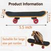 FORZENA Turtle Skateboard Toys Fast Skate Accessory Funny Pet Playing Training Toy Mini Walking Skateboards Parrot Reptile Finger Skateboard Toys (12PC) view 3