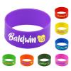 2 Pcs Personalized Water Bottle Name Bands, Waterproof Bottle Labels, Silicone Bottle Tag Washable Sippy Cup Strap Daycare Labels for Boys Girls view 1
