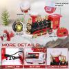 Bextcery Christmas Train Set, Christmas Decorations Indoor, Train Toys with Light & Sound & Smog, Hanging Christmas Train Sets for Around The Tree for Toddlers Kids Boys Girls 3 4 4-8 view 3