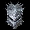 XMKJCHA Resin Predator Cosplay Mask Halloween Party Game Costume Predator Warrior Mask Props(Silver - a) view 1