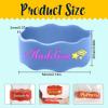 2 Pcs Personalized Water Bottle Name Bands, Washable Daycare Labels, Printable Name Sippy Cup Strap Reusable Bottle Labels Silicone Daycare Essentials view 3