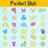 1 Pcs Personalized Water Bottle Name Bands for Daycare, Reusable Bottle Labels Washable Bottle Tag Printable Name Sippy Cup Strap for Boys and Girls view 4