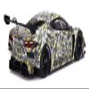 Chevy Z06 GT3.R Gray and Yellow Graphics Sebring Test Car (2022) 1/18 Model Car by Top Speed TS0540 view 2