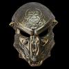 XMKJCHA Resin Predator Cosplay Mask Halloween Party Game Costume Predator Warrior Mask Props(Copper - C) view 1