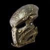 XMKJCHA Resin Predator Cosplay Mask Halloween Party Game Costume Predator Warrior Mask Props(Copper - C) view 3
