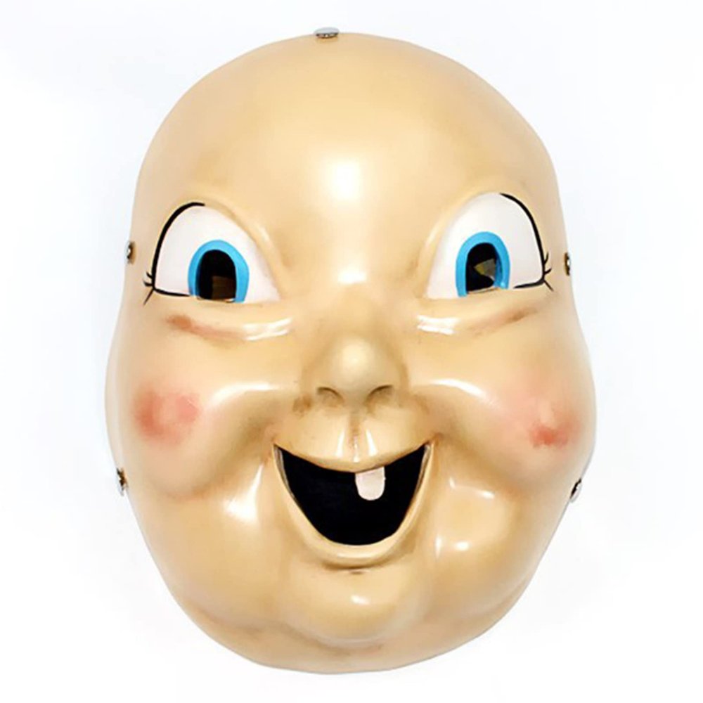 XMKJCHA Happy Death Day Killer Mask Halloween Cosplay Full Face Mask(Resin Mask)