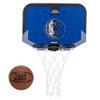 Franklin Sports NBA Dallas Mavericks Mini Over The Door Basketball Hoop - Kids Indoor Mini Hoop with Ball - NBA Fan Shop Toy for Bedroom + Office - Over The Door Set view 1