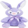 Dimple Bella Bunny Stuffed Animal - Animated Interactive Soft Bunny Plush Toy with Peek-a-Boo Feature and Singing Songs - Perfect Christmas Baby Stuffed Animal Gift for Ages 0 and Up, Purple view 1