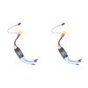 2Pcs RC Speed Controller, 30A Brushless ESC Electronic Speed Controller RC Plane Motor for Drone Airplanes Helicopter Accessory view 1