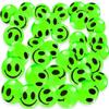 Playbees Glow in The Dark Smile Face Bouncing Balls Bulk 36 Pieces Rubber 1 inch High Bounce Balls for Kids Vending Machines Balls Christmas Party Favors Goodie Bag Stuffers for Boys and Girls Ages 3+ view 1
