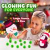 Playbees Glow in The Dark Smile Face Bouncing Balls Bulk 36 Pieces Rubber 1 inch High Bounce Balls for Kids Vending Machines Balls Christmas Party Favors Goodie Bag Stuffers for Boys and Girls Ages 3+ view 4