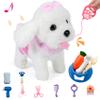 GOBRILLFUN Electronic Dog, Interactive Plush Puppy, Walking, Barking, Tail-Wagging Stuffed Dog, Dress-Up, Pet Care Sets, Birthday, Realistic Fun for Girls Boys Aged 3-6 Years view 1