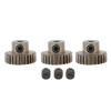 3pcs RC Car Engine Transmission M0.6 3.175 mm Bore Steel Powder Alloy Sprocket Motor Gear Replacement (26T) view 1