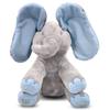 Dimple Kyle Peek A Boo Elephant Toy, Interactive Singing Stuffed Elephant Plush with Moving Ears, Musical Stuffed Animal for Babies and Toddlers, Adorable Baby Toy view 1