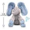 Dimple Kyle Peek A Boo Elephant Toy, Interactive Singing Stuffed Elephant Plush with Moving Ears, Musical Stuffed Animal for Babies and Toddlers, Adorable Baby Toy view 2