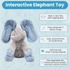 Dimple Kyle Peek A Boo Elephant Toy, Interactive Singing Stuffed Elephant Plush with Moving Ears, Musical Stuffed Animal for Babies and Toddlers, Adorable Baby Toy view 3