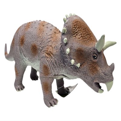 Zugar Land Soft Triceratops (19 Inch) - Soft PVC Dinosaur Play Figure - Perfect for Kids' Playtime and Educational Fun