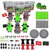 Build Buddiez DIY Aliens Craft Kit  6 Pack | Build, Decorate & Display Air-Dry Clay Alien | Creative Arts & Crafts Activity for Kids Ages 5+ | Great for Parties, Gifts & Trick or Treating view 1