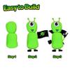 Build Buddiez DIY Aliens Craft Kit  6 Pack | Build, Decorate & Display Air-Dry Clay Alien | Creative Arts & Crafts Activity for Kids Ages 5+ | Great for Parties, Gifts & Trick or Treating view 2