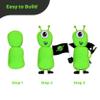 Build Buddiez DIY Aliens Craft Kit  6 Pack | Build, Decorate & Display Air-Dry Clay Alien | Creative Arts & Crafts Activity for Kids Ages 5+ | Great for Parties, Gifts & Trick or Treating view 3