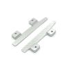 DAIHAOUU for MN82 LC79 Metal RC Rock Sliders Side Pedal Decoration 1/12 RC Car Upgrade Parts Accessories(Silver) view 1