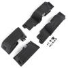 Black Plastic Front and Rear Mud Flaps Fender for 1/10 RC Crawler Car for Axial SCX10 II 90046 90047 Upgrades Parts view 1
