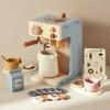 EERKEOD Toy Coffee Maker for Kids Wooden Kids Coffee Maker Playset for Toddlers Play Kitchen Accessories Gift for Girls and Boys view 1