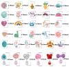DEVIENG Clip On Earrings for Girls, No Pierced Design Hypoallergenic Kids Clips Earrings Sets Suitable for Ages 4-12 Little Girls Cute Small Stud Earring Jewelry Gifts(Clip On Earrings-32 Pairs) view 2