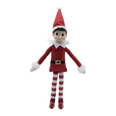 LovelfStory Christmas Stand Doll Plush Toy Elf Dolls for Christmas Festival Gifts