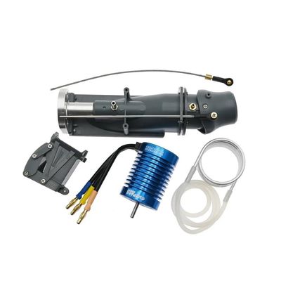 DAIHAOUU 26mm Water Jet Thruster Power Sprayer Pump Water Jet Pump Water Cooling for Jacket 3650 Brushless Motor RC Jet Boat Upgrade Parts(with Brushless Motor)
