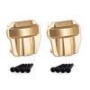2Pcs Brass Diff Cover AR44 Portal Axle Counterweight for 1/10 RC Crawler Car for Axial SCX10 II 90046 Upgrades Parts view 4