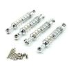 DAIHAOUU for WPL C14 C24 for MN D90 D91 D96 D99 D99S for MN90 MN98 MN99S 4pcs Metal Shock Absorber Damper RC Car Upgrades Parts Accessories(Silver) view 1
