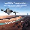 Holy Stone HS600D Drone with Camera for Adults 4K/30fps Video, 48MP/8K Photo, 3-Axis Gimbal with EIS, Level-6 Wind Resistance, 80-Min Flight Time, 6KM Long-Range Transmission, Smart Track, QuickShots view 4
