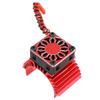 Aluminium RC Motor Heatsink 36mm with 4.8-8.4V Cooling Fan & Cover for 540 550 3650 3660 3670 Brushless Motor for 1/10 RC Car 2pcs/Set (Red) view 3