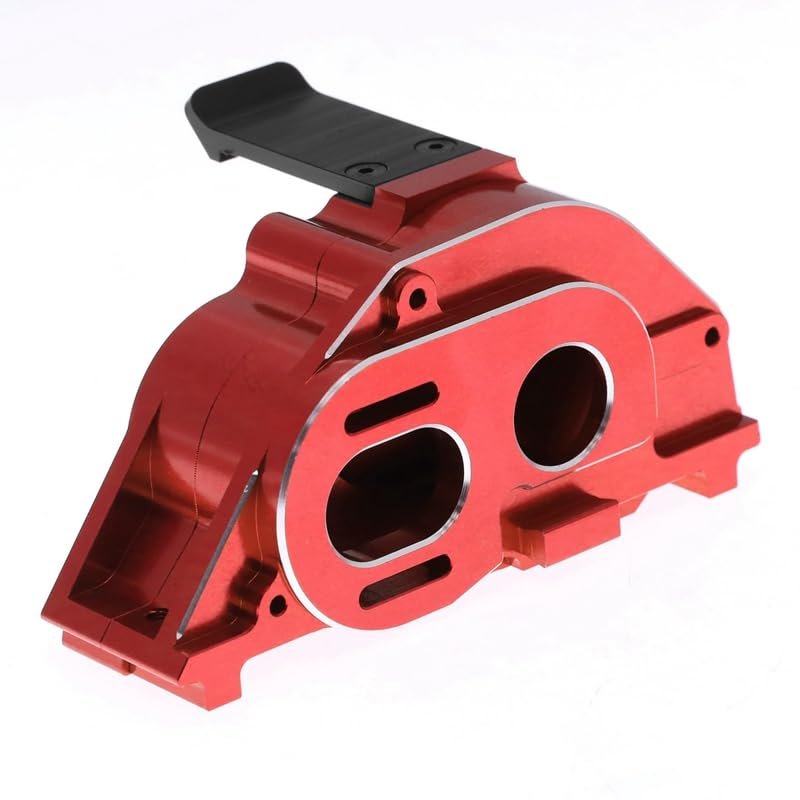 Aluminum Alloy for Fised Motor Mount ARA311169 ARA311192 for Arrma 1/8 for Mojave RC Car Upgrade Part(Red)