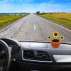 Solar Powered Dancing Figurines Toy - Solar Dance Flower, Solar Powered Dancing Sunflower Toys in Colorful Pots, Swinging Animated Dancer Window Sun Catcher Car Dashboard Decor Suncatchers view 3