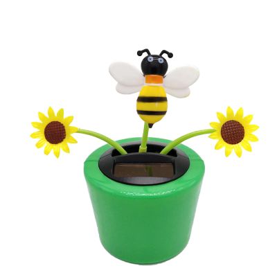 Solar Dancing Sunflower Toy - Swing Dancing Flower in Pots, Sunflower Solar Dancing Solar Toys Solar Dancing Flower, Car Swinging Dancing Toy, Shaking Head Ornament, Car Windowsill Decoration