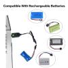 [2-Pack] 7.4V USB Charger Cable with SM-3PIN Plug Compatible RC Car RC Plane RC Tank RC Boat and Other Remote Control for Universal 7.4V 2S Lipo Battery USB Charger with Battery Protection view 4