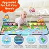 MOMUSE Piano Music Mat with 80 Sounds, Large Animal Car Touch Blanket Playmat Carpet Musical Toddlers Toys 1-3, Floor Keyboard Dance Sensory Educational Mat Boys Girls Gifts for 1 2 3 4 5 Years Old view 2