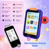VATOS Kids Smart Phone Toy for Girls Boys 3 4 5 6 7 8 9 Years Old, 4" Large Touchscreen Spider Style Kids Cell Phone with Dual Camera, Music Player, Puzzle Game, 8GB Memory Learning Toy Birthday Gift view 4
