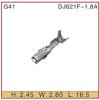 100PCS 171630-1 Automobile Terminal 1.8 snap Spring dj621f-1.8a 345806-1/175104-2 view 2
